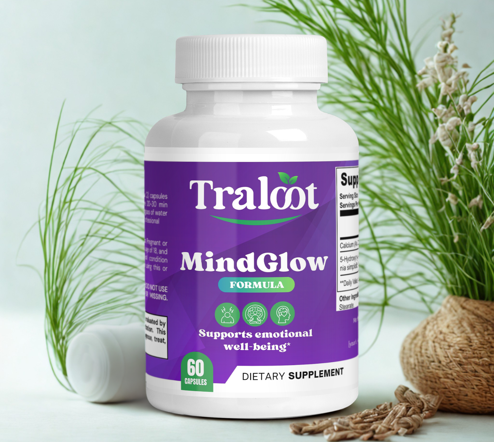 Traloot MindGlow Formula — Natural Support for Emotional Well-being