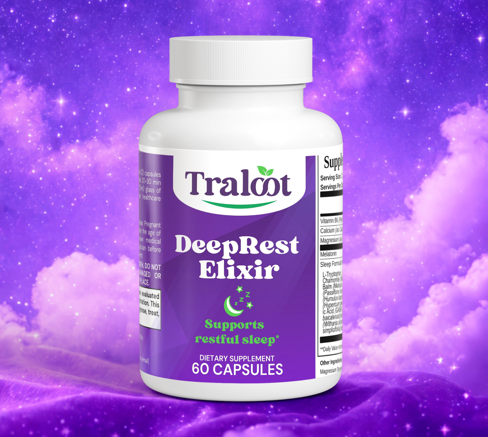 Traloot DeepRest Elixir — Natural Support for Restful Sleep