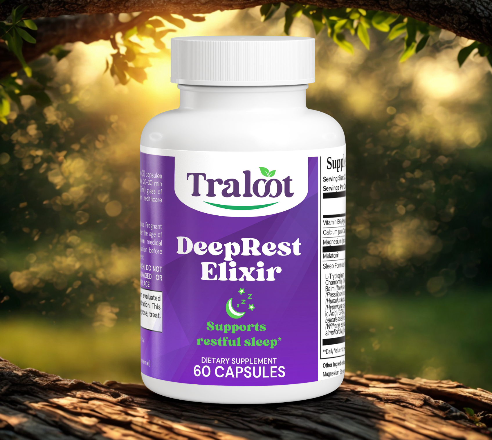 Traloot DeepRest Elixir — Natural Support for Restful Sleep