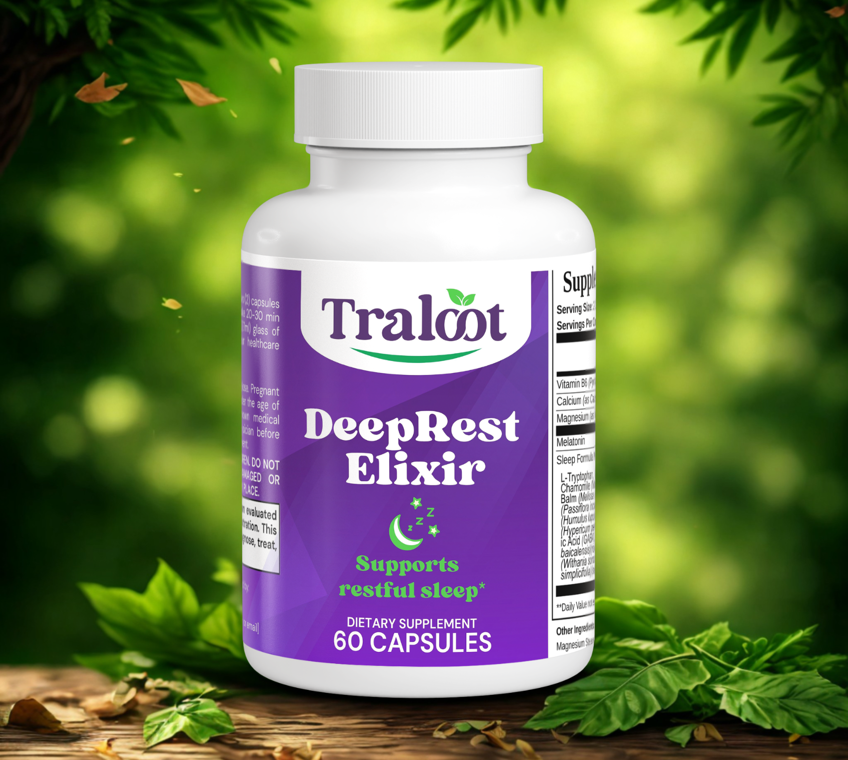 Traloot DeepRest Elixir — Natural Support for Restful Sleep