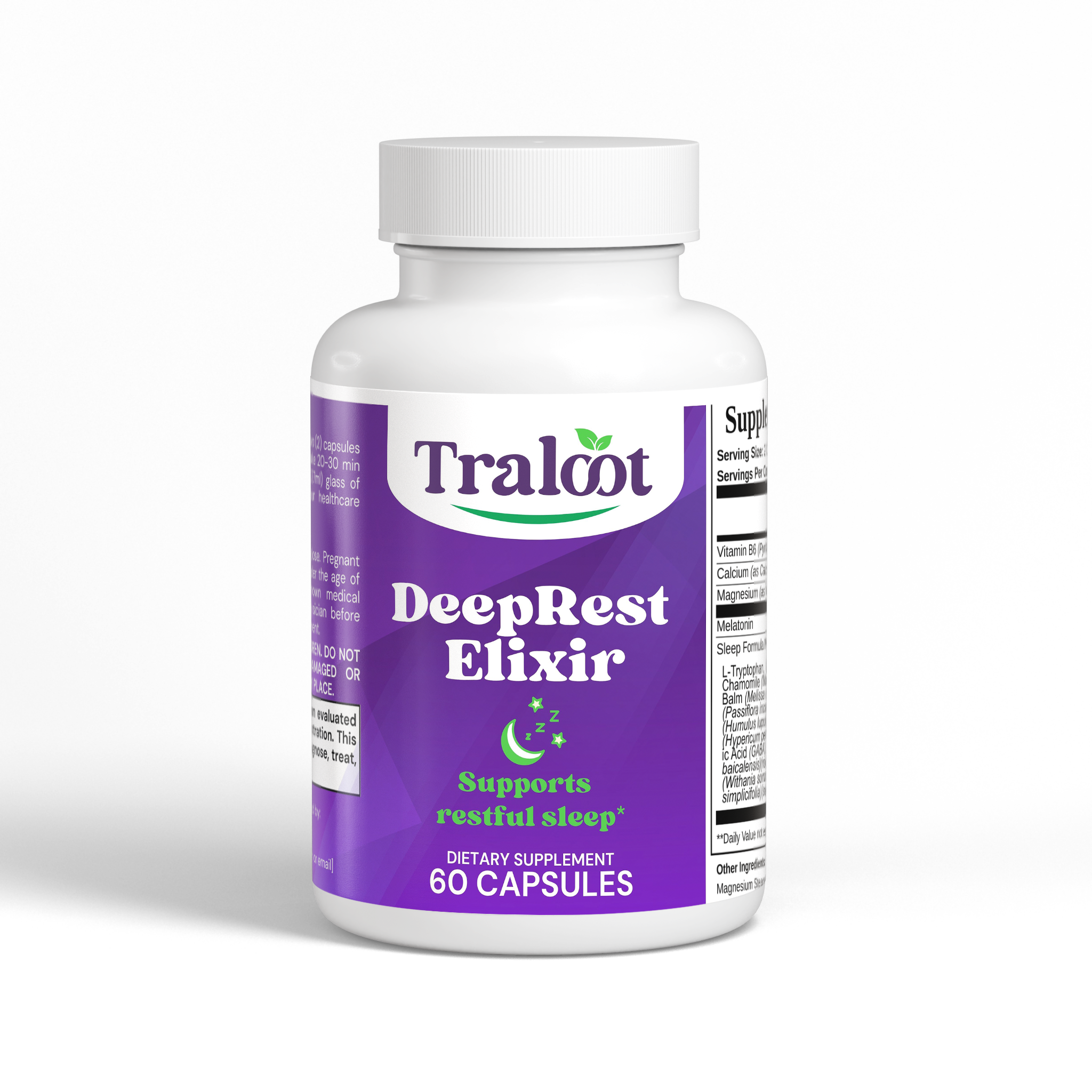 Traloot DeepRest Elixir — Natural Support for Restful Sleep